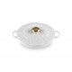 Faitout fonte pétales blanc ø 26 cm