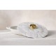 Faitout fonte pétales blanc ø 26 cm