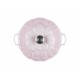 Faitout fonte pétales shell pink ø 26 cm