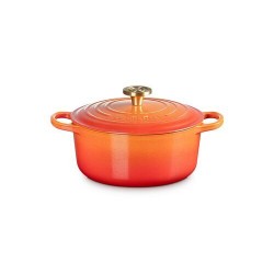 Cocotte fonte Signature ronde Flamme Dorée ø 24 cm