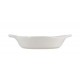 Plat à Welsh Marjolaine grès blanc 19 cm