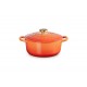 Cocotte fonte Signature ronde Flamme Dorée ø 24 cm