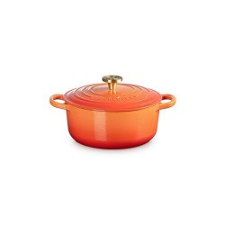 Cocotte fonte Signature ronde Flamme Dorée ø 24 cm