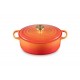 Cocotte fonte Signature ovale flamme dorée ø 29 cm