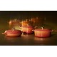 Cocotte fonte Signature ovale flamme dorée ø 29 cm