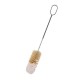 Goupillon gourde coloris vert olive ø 4 cm