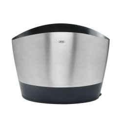Pot à ustensiles en inox brossé