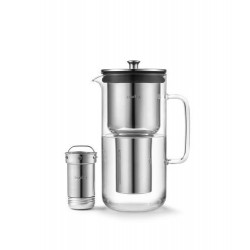 Carafe filtrante en verre 1,18 L