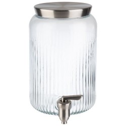 Distributeur de boisson verre avec robinet 3,8 L