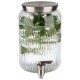 Distributeur de boisson verre avec robinet 3,8 L