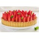 Moule à tarte fruits frais acier revêtu ø 28 cm