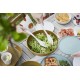 Couverts à salade en rPET beige 29,5 cm