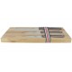 Coffret 3 couteaux tricolores manche noir 
