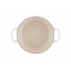 Cocotte en fonte ronde Signature meringue 28 cm