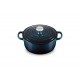Cocotte fonte Signature ronde bleu nuit Ø 20 cm