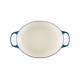 Cocotte en fonte ronde Signature bleu nuit 31 cm