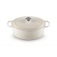Cocotte en fonte ronde Signature meringue 31 cm