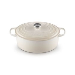 Cocotte en fonte ronde Signature meringue 31 cm