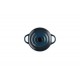 Mini cocotte ronde céramique bleu nuit Ø 10 cm