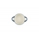 Mini cocotte ronde céramique bleu nuit Ø 10 cm