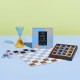 Coffret de 32 carrés de chocolat noir et lait