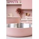 Sauteuse inox La Merveilleuse rose guimauve Ø 28 cm