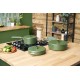 Sauteuse inox La Merveilleuse vert guimauve Ø 28 cm