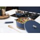 Couvercle inox La Merveilleuse bleu myrtille Ø 28 cm