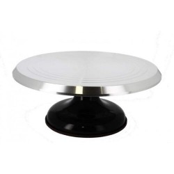 Plateau tournant pâtisserie aluminium Ø 29 x 12 cm