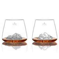 Set de verres Topographic Mont Blanc et Everest 350 ml