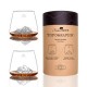 Set de 2 verres à whisky Mont Blanc et Everest Topographic 350 ml