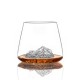Set de 2 verres à whisky Mont Blanc et Everest Topographic 350 ml