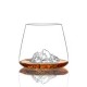 Set de 2 verres à whisky Mont Blanc et Everest Topographic 350 ml