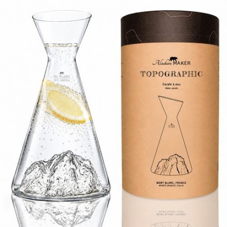 Carafe à eau Mont Blanc Topographic 1 L