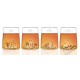 Set 4 verres shooters Topographic 6,5 cl