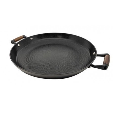 Plat à paëlla fer émaillé et céramique Mandala Ø 36cm