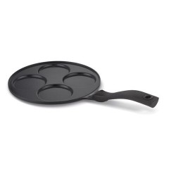 Poêle à blinis et pancakes fonte aluminium et céramique 4 empreintes Ø 26 cm