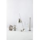 Set cocktail en verre et inox 6 pièces