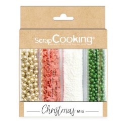 Décor comestible en sucre Christmas Mix - par 4
