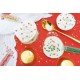 Décor comestible en sucre Christmas Mix - par 4