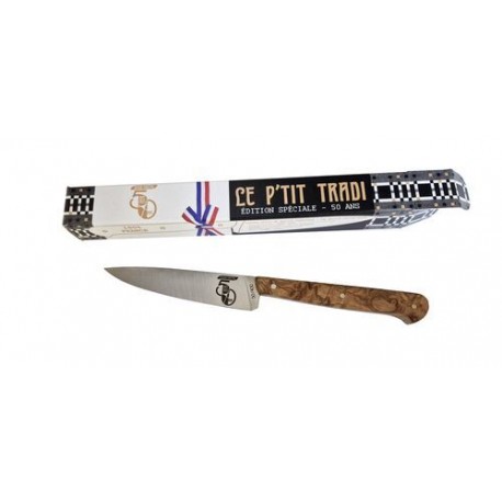 Couteau d'office Le P'tit Tradi loupe de frêne