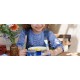 Coffret Le Petit Gourmet couverts clipsables bois et inox