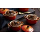 Mini cocotte ronde céramique volcanique ø 10 cm