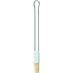 Pinceau soie manche inox 21.5x5cm