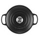 Cocotte fonte Signature ronde noire ø 28 cm