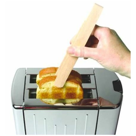 Pince à toast hêtre 18 cm
