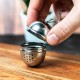 Boule à thé ovale inox ø 4 cm