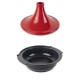 Tajine induction Atlas alu et céramique rouge Ø 30 cm