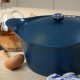 Cocotte fonte d'aluminium bleu myrtille Ø 28 cm 