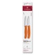 Set de 2 couteaux Swiss Classic orange 8 cm